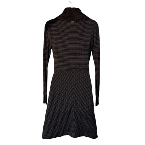 Prana Striped Cowl Neck Monica Sweater Dress Size M - Picture 4 of 8